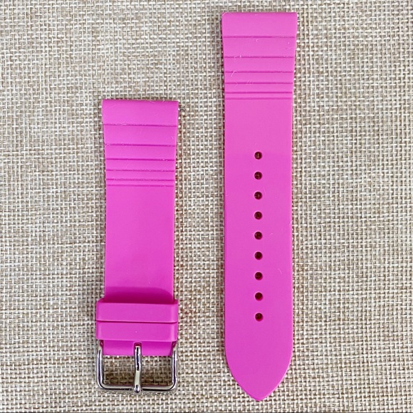 Fossil Accessories - FOSSIL pink silicone smartwatch 22m band